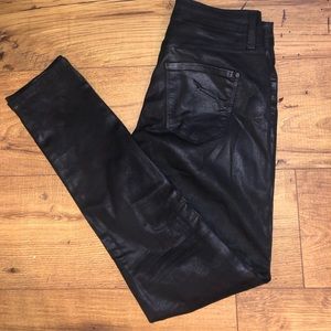 James Jeans Coated Black “Twiggy” skinny jean